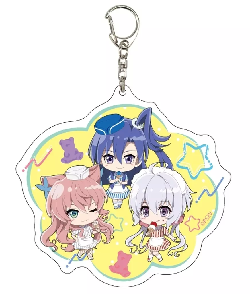 04.集合 アイスクリームver. B(ミニキャライラスト) デカアクリル 「戦姫絶唱シンフォギアXV」