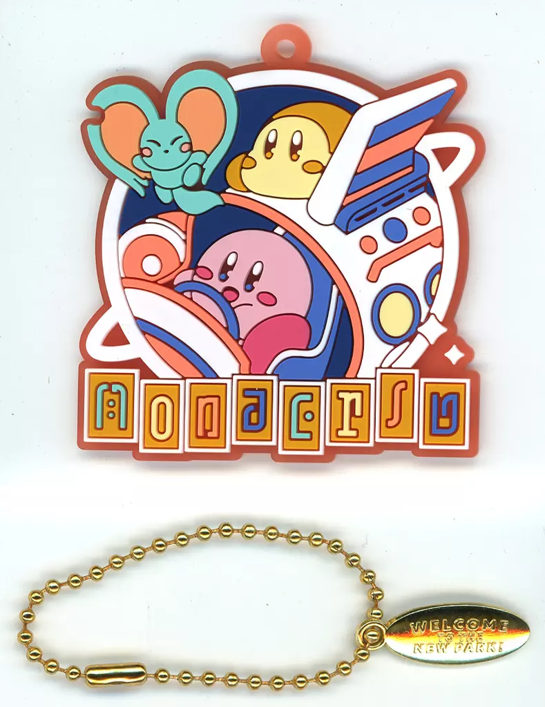 カービィ＆ワドルディ＆エフィリン(ワンダリア) アトラクション☆ラバーチャーム 「一番くじ 星のカービィ WELCOME TO THE NEW PARK!」 F賞