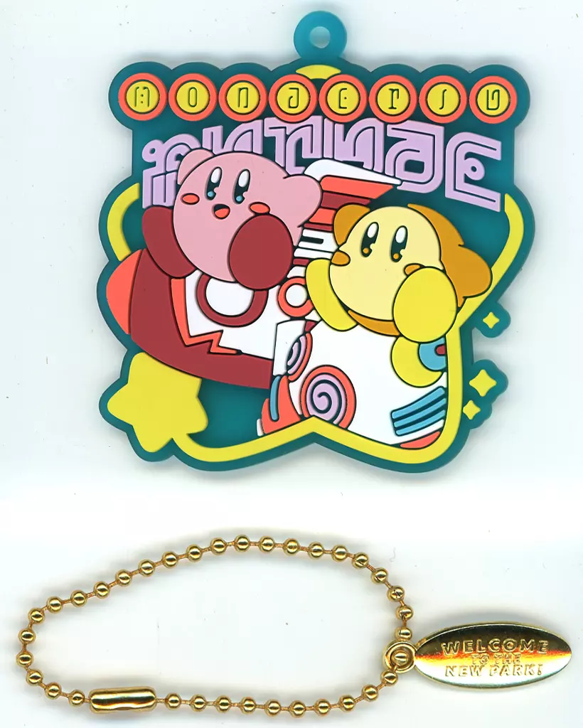 カービィ＆ワドルディ(ワンダリア) アトラクション☆ラバーチャーム 「一番くじ 星のカービィ WELCOME TO THE NEW PARK!」 F賞