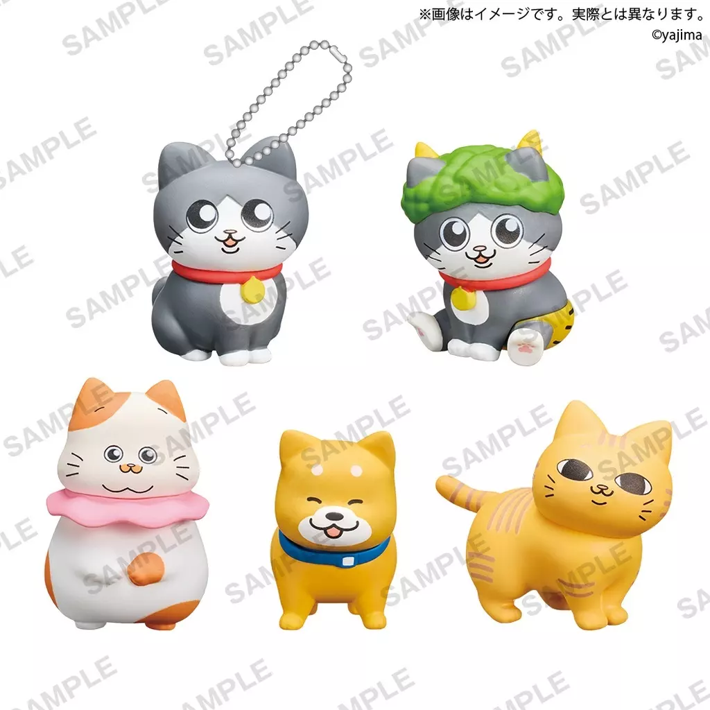 全5種セット 「ねこに転生したおじさん ボールチェーン付きコレクションフィギュア」