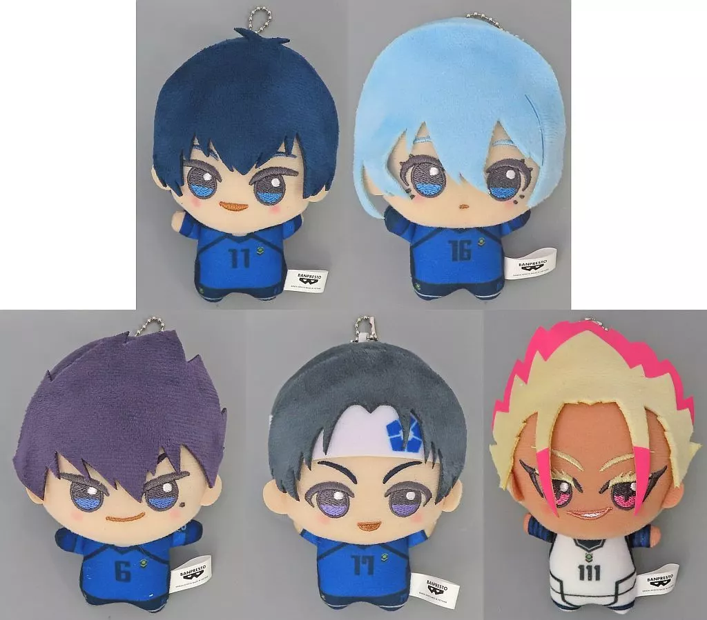 キーホルダー　全5種セット ちびぐるみvol.7 「ブルーロック」