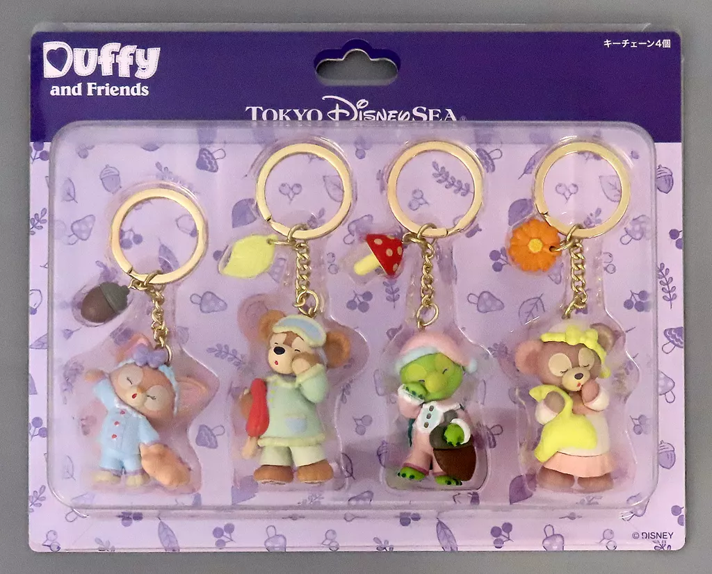 集合 キーチェーンセット 「Duffy and Friends-ダッフィー＆フレンズ- ダッフィー＆フレンズのフォールズ・サウンド・インビテーション」 東京ディズニーシー限定