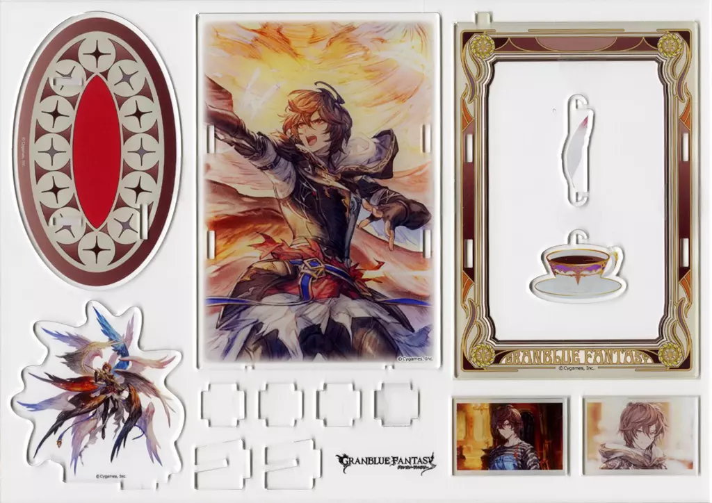 グラブル　アクリルフレーム　アクスタ　サンダルフォン グランブルーファンタジー グラブル サンダルフォン アクスタ アクリル