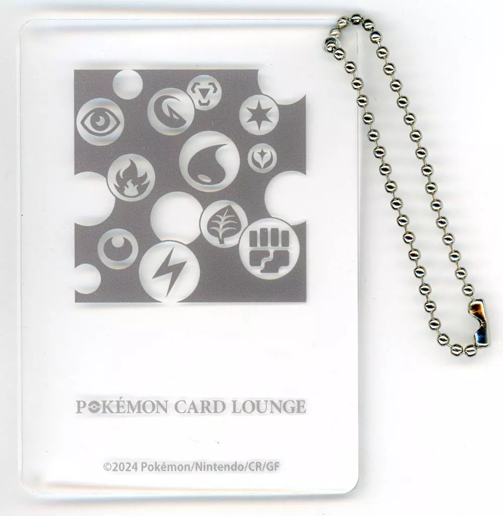 基本エネルギー アクリル CLEAR 「ポケットモンスター POKEMON CARD LOUNGE」