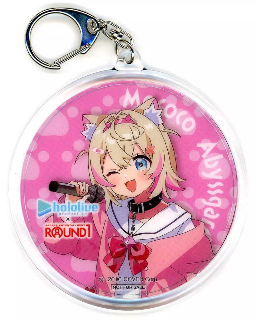 モココ・アビスガード(等身) オリジナルアクリル 「バーチャルYouTuber ホロライブ×ラウンドワン」 コラボメニュー注文特典 前半