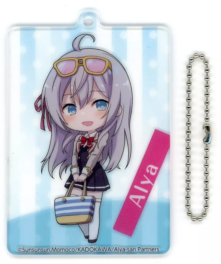 アーリャ(アリサ・ミハイロヴナ・九条)/制服 アクリルカードチャーム 「セガ ラッキーくじ TVアニメ 時々ボソッとロシア語でデレる隣のアーリャさん」 F賞