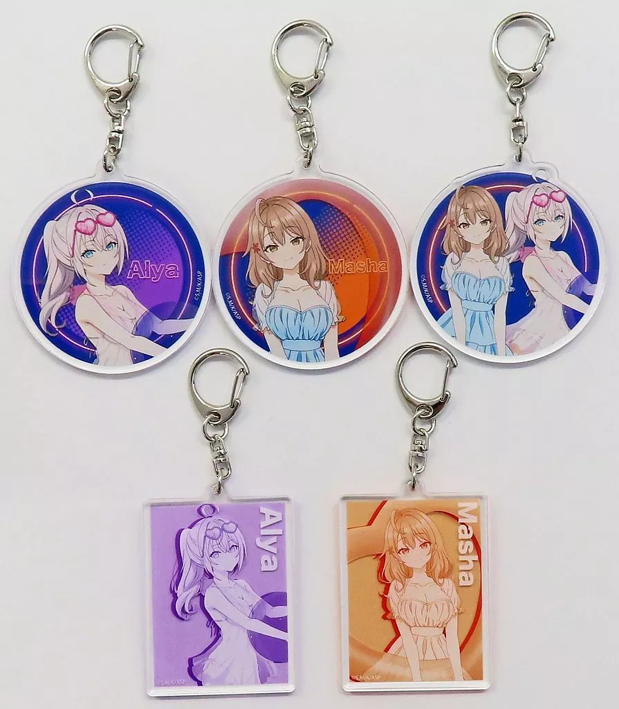 全5種セット 「時々ボソッとロシア語でデレる隣のアーリャさん TSUTAYA POP UP SHOP トレーディングアクリル」