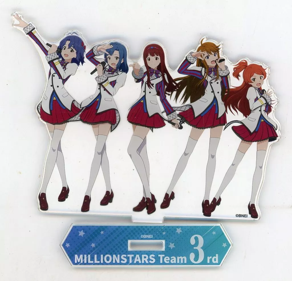 MILLIONSTARS Team3rd 公式ユニットアクリルスタンド 「アイドルマスター ミリオンライブ!」