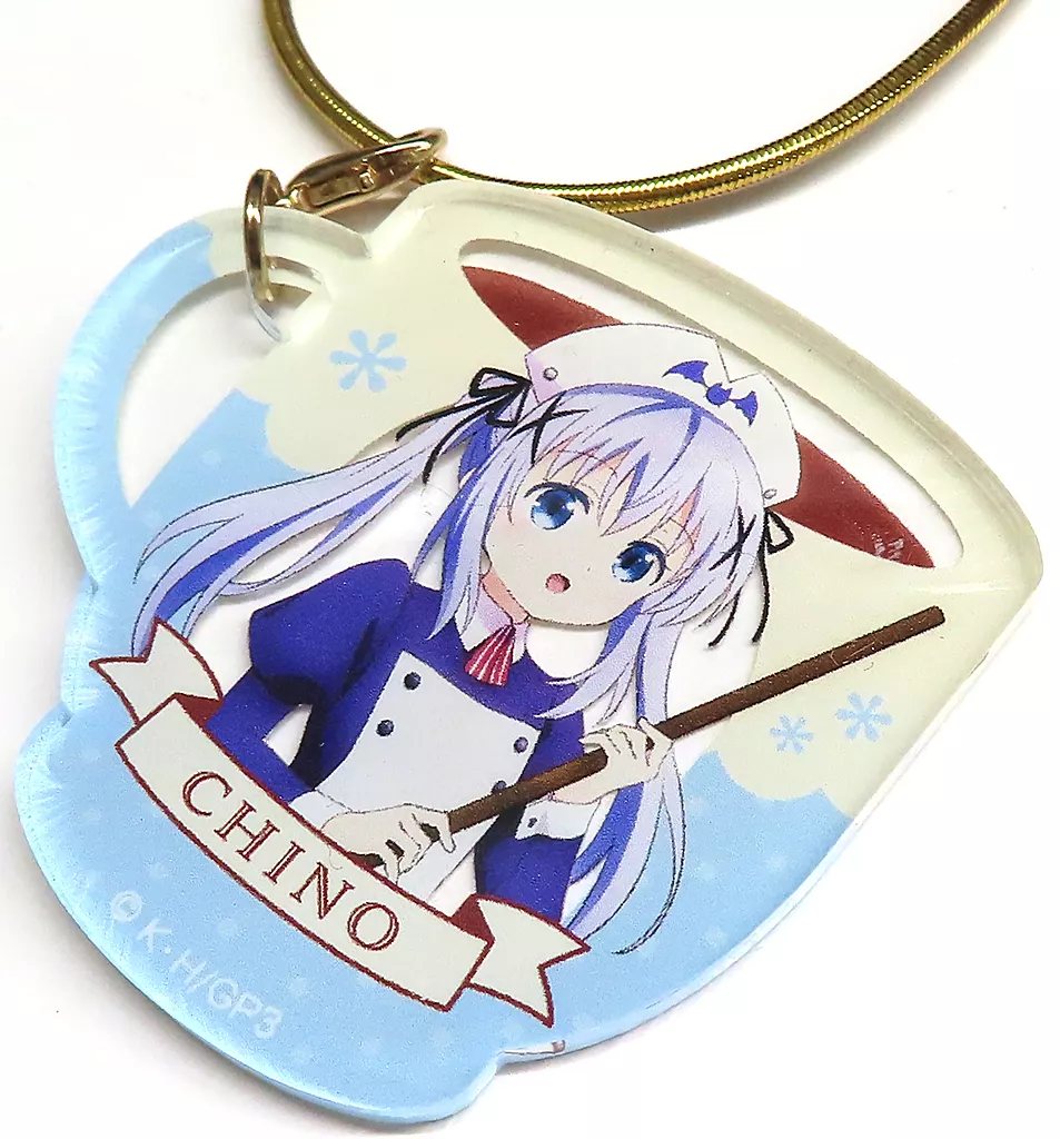 チノ アクリルチャーム(ピーチゼリーボトル) 「ご注文はうさぎですか?BLOOM ご注文はOIOIですか?(2024)」