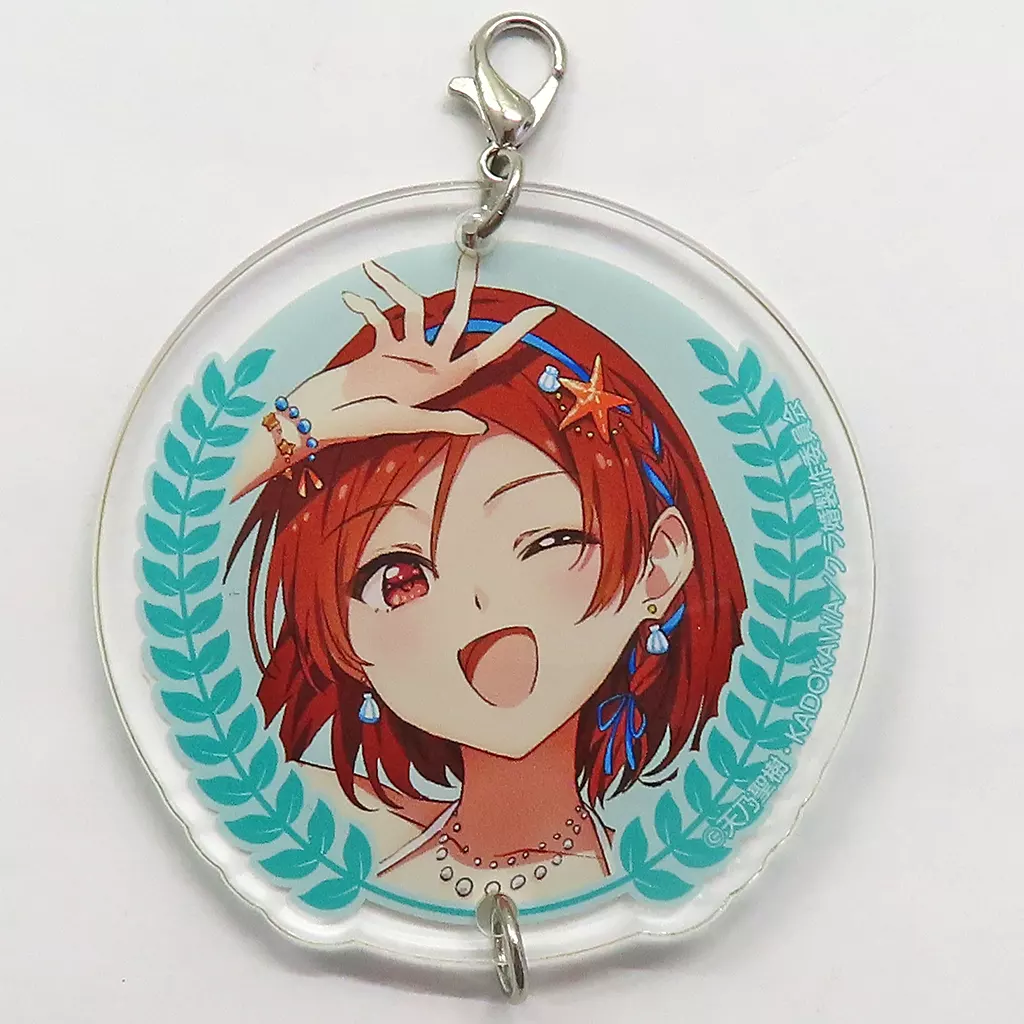 桜森朱音 アクリルチャーム 「クラスの大嫌いな女子と結婚することになった。」 MF文庫J 夏の学園祭2024 会場限定アクティビティ アイランドトレジャーハント景品