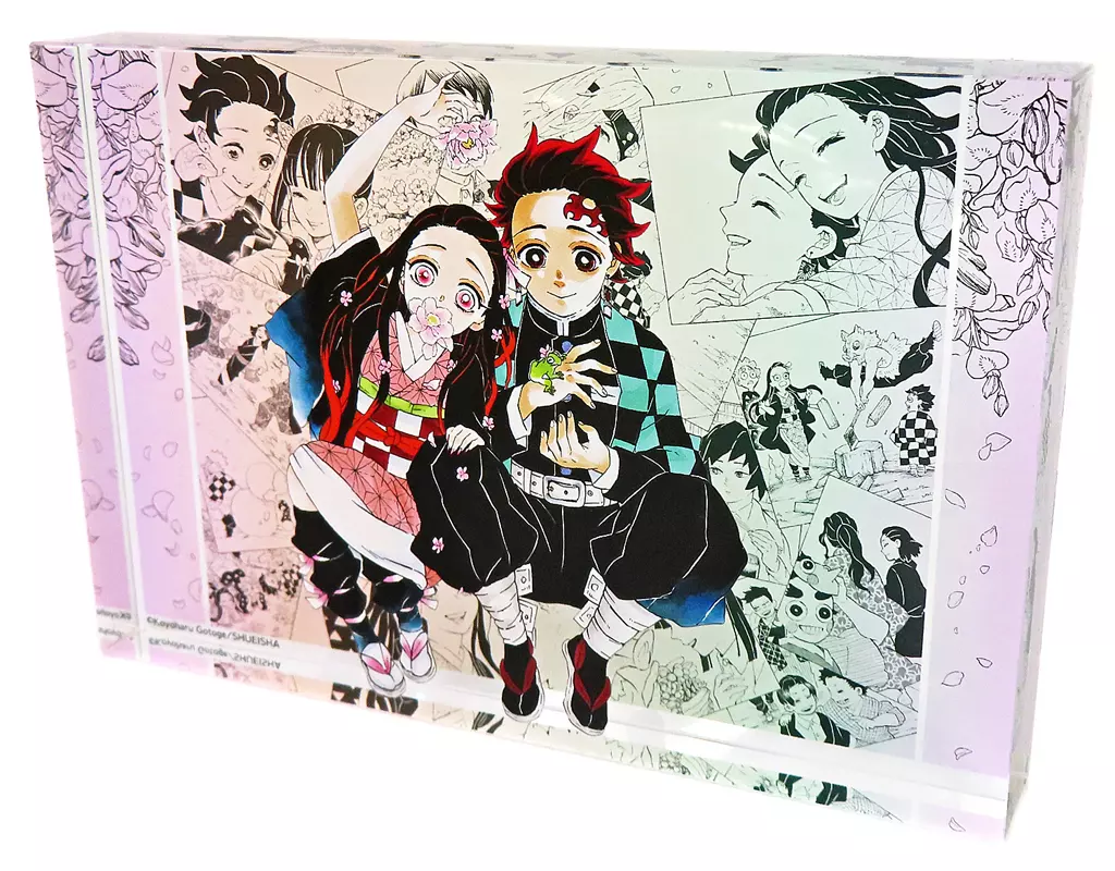 アクリルスタンド・アクリルパネル　キービシュアル アクリルブロック 「鬼滅の刃 吾峠呼世晴原画展」