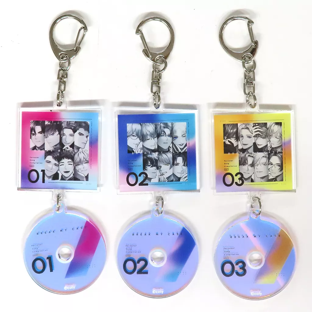 集合 アクリル 3個 「CD ブレイクマイケース パーソナルソング・コンピレーション Vol.1～3 コンプリートBOX」 封入特典