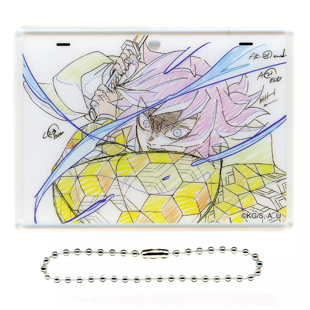 冨岡義勇 原画風アクリルチャーム 「鬼滅の刃 柱稽古編×ufotable DINING 第四期」 お楽しみくじ景品