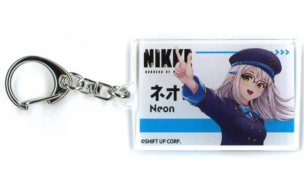 ネオン 「勝利の女神：NIKKE POP UP STORE アクリル 01/駅員風衣装ver.(描き起こしイラスト)」
