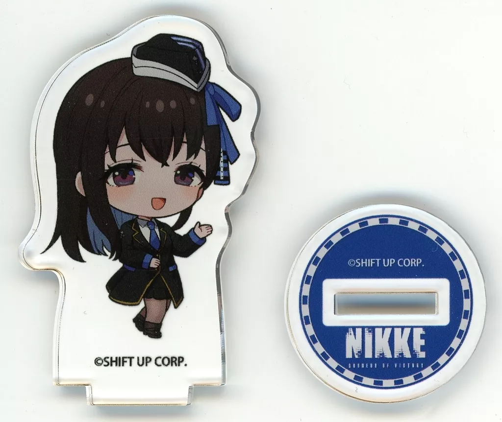 マリアン 「勝利の女神：NIKKE POP UP STORE アクリルぷちスタンド 01/駅員風衣装ver.(ミニキャライラスト)」_image