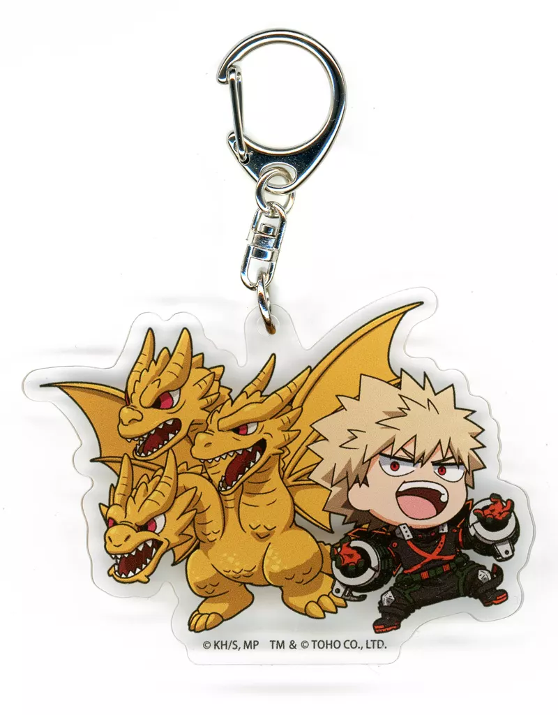 爆豪勝己＆キングギドラ ゴジラコラボ アクリル 「僕のヒーローアカデミア」