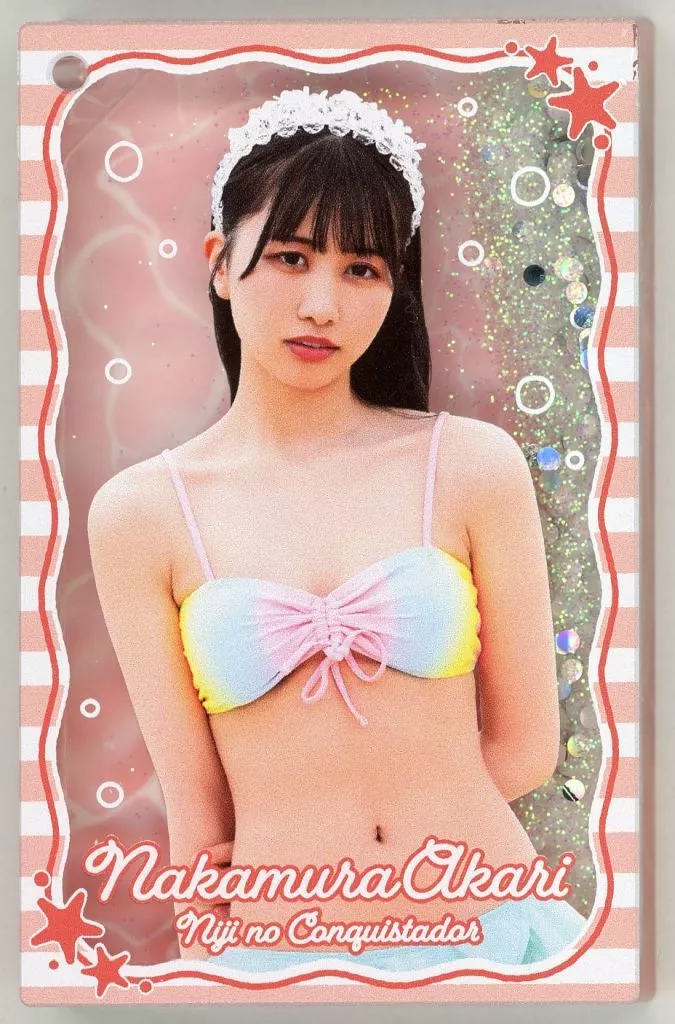 中村朱里(虹のコンキスタドール) オイル 「虹コン 夏の個別撮影会＆個別握手会」 グッズ詰め合わせセット同梱品