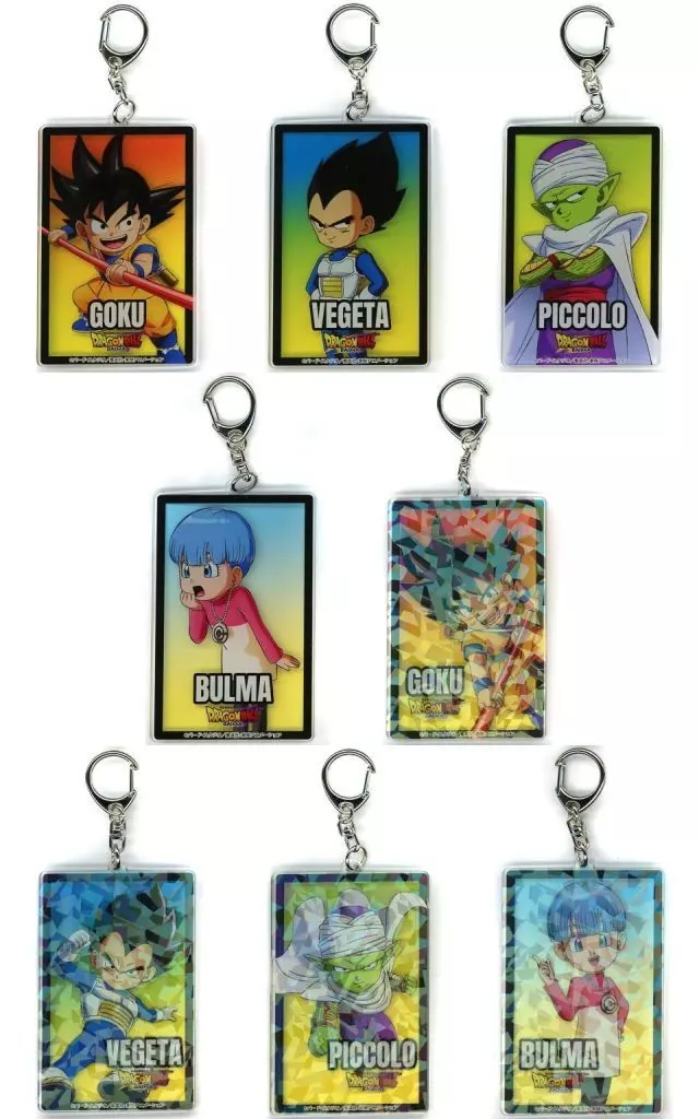 キーホルダー　全8種セット 「ドラゴンボールDAIMA×ローソン アクリルキーホルダー」