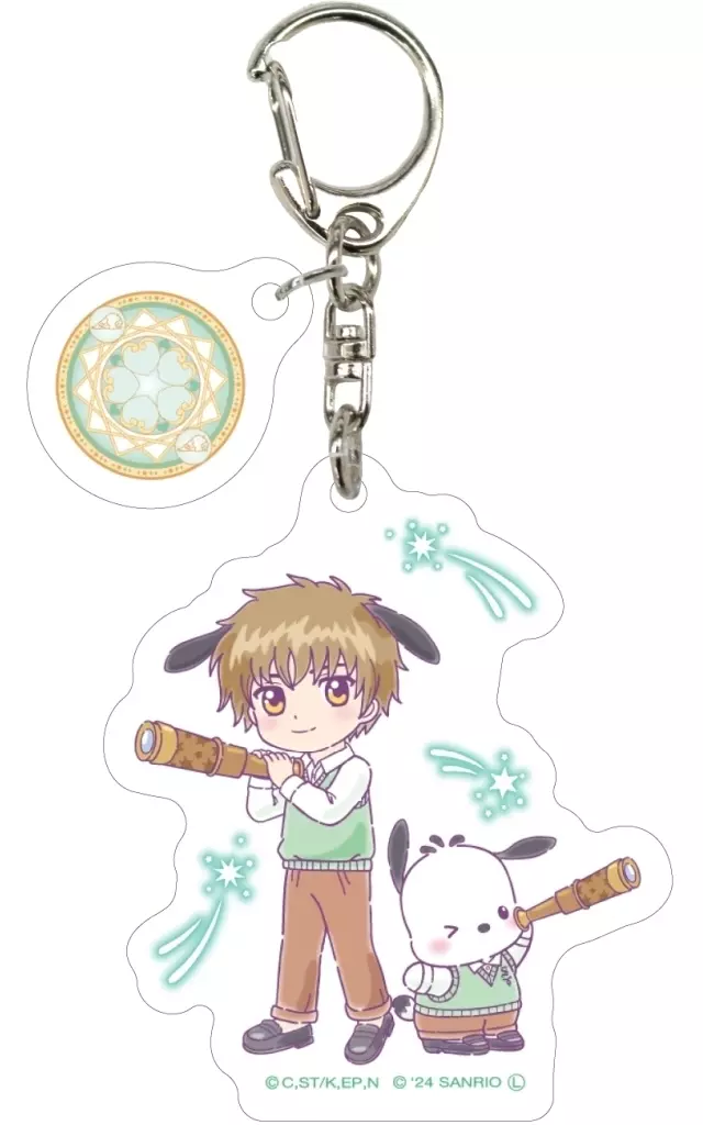 05.李小狼×ポチャッコ(コラボイラスト) アクリル(パーツ付き) 「カードキャプターさくら×サンリオキャラクターズ」