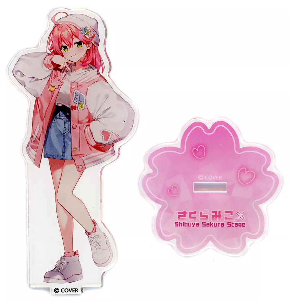 さくらみこ アクリルスタンド ニット帽ver. 「バーチャルYouTuber ホロライブ さくらみこ×Shibuya Sakura Stage」_image