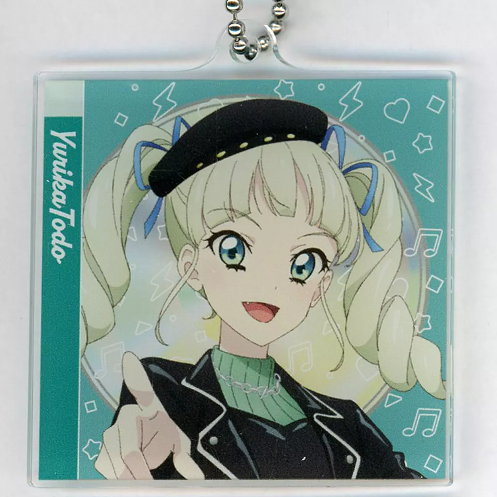 藤堂ユリカ(CDジャケット風ver.) 「アイカツ! 10th STORY ～未来へのSTARWAY～ 描き下ろし カジュアルロックver. トレーディングピック＆CDジャケット風アクリル」