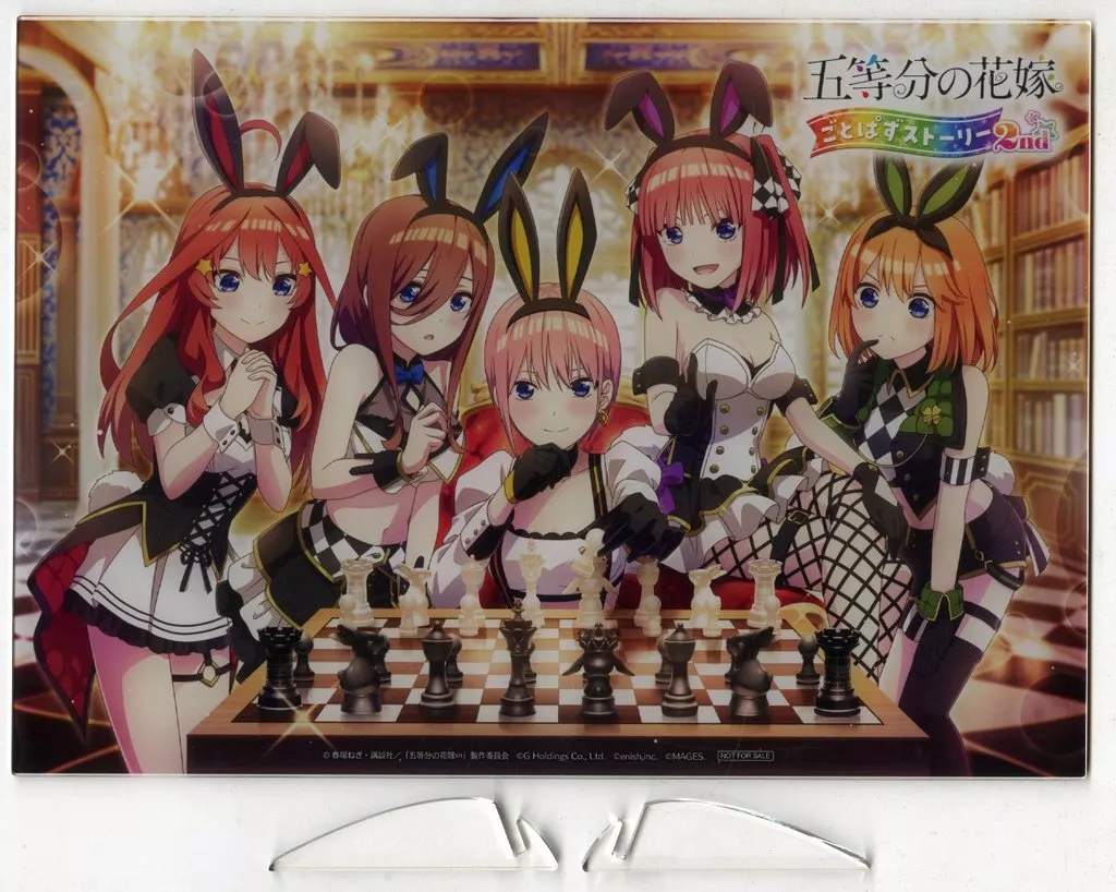アクリルスタンド・アクリルパネル　集合 A4アクリルパネル 「PS4/Switchソフト 五等分の花嫁 ごとぱずストーリー 2nd スペシャルボックス」 マジゲット購入特典