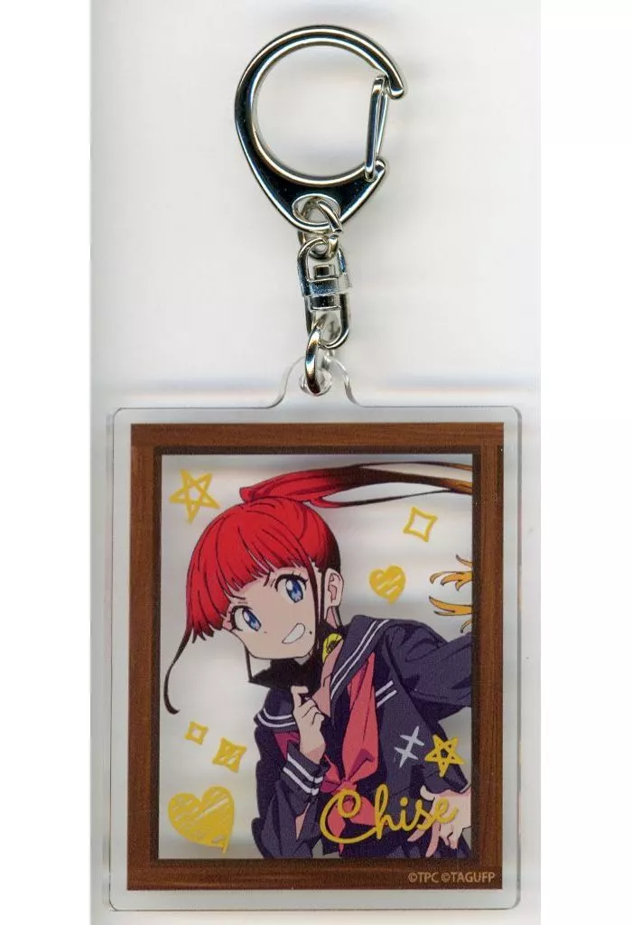 飛鳥川ちせ 「グリッドマンユニバース POP UP SHOP in TSUTAYA トレーディングアクリル 10.セーラー服ver. 描き下ろしイラスト」
