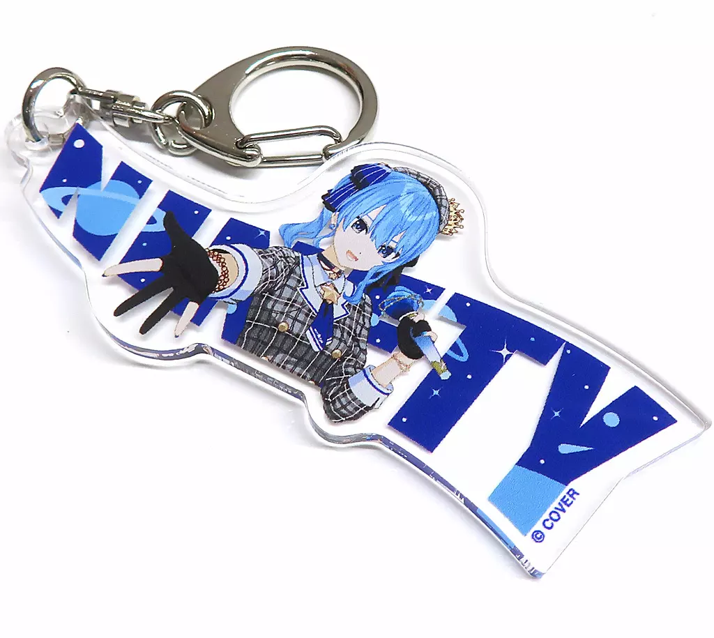 星街すいせい Wave Logo Clear Keychain 「バーチャルYouTuber ホロライブ hololive×9090」