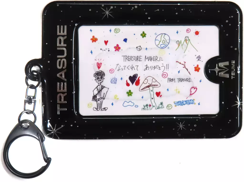 TREASURE トレカ(ブラック) 「GLOBAL OFFICIAL FANCLUB TREASURE MAKER MEMBERSHIP(JP)」 入会特典