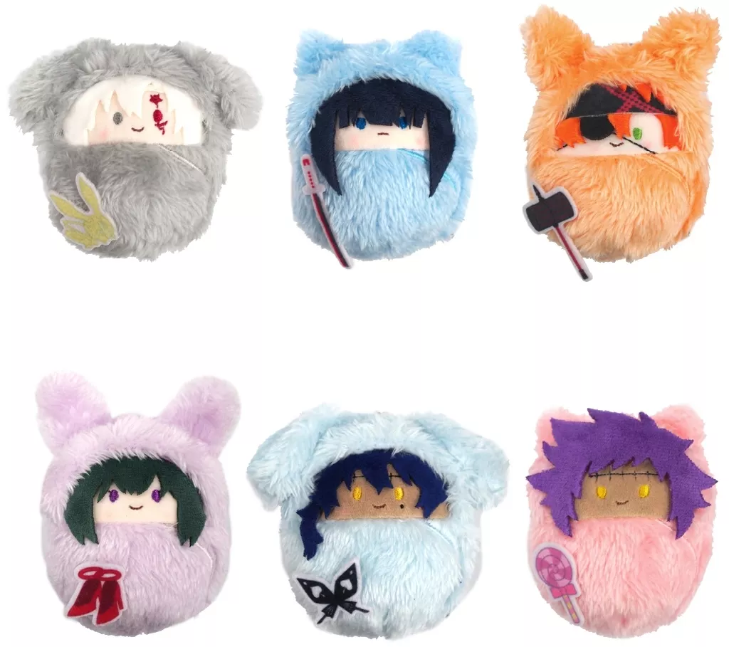 ぬいぐるみマスコット・ぬいぐるみバッジ 全6種セット 「D.Gray-man くるみたぴぬい」
