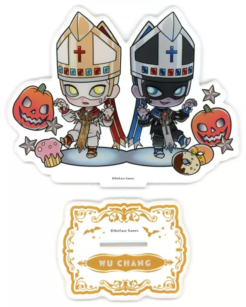 第五人格　スイパラ　ハロウィン　ビッグアクリルスタンド　白黒無常　范無咎 駿河屋 -<中古>白黒無常(謝必安＆范無咎) ミニキャラビッグ