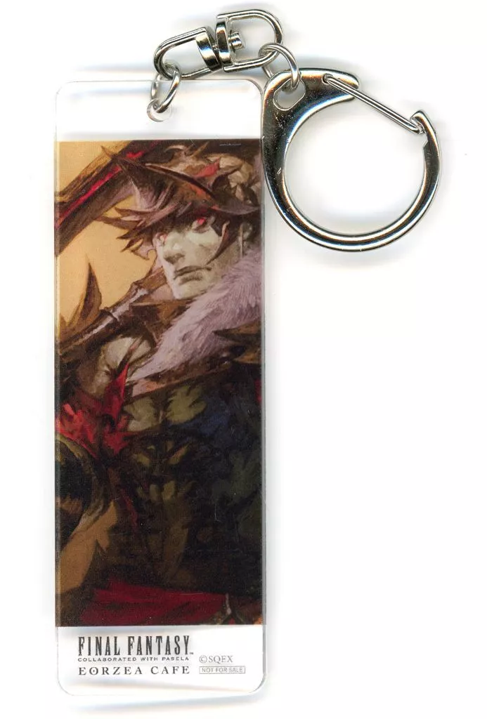 戦士 特製アクリル 「ファイナルファンタジー エオルゼアカフェ 10周年記念」 スタンプ5個達成特典 第1弾