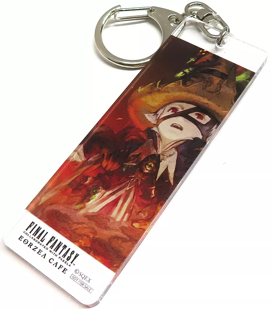 黒魔道士 特製アクリル 「ファイナルファンタジー エオルゼアカフェ 10周年記念」 スタンプ5個達成特典 第3弾