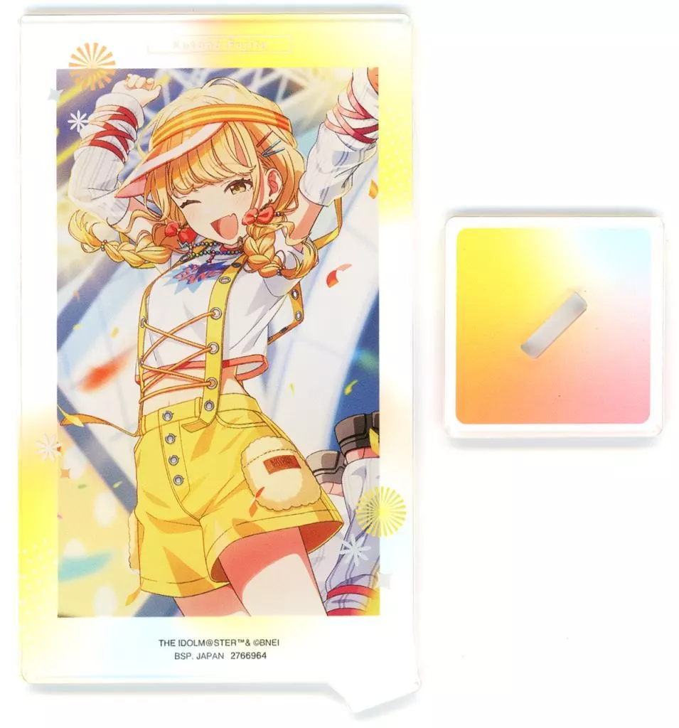 藤田ことね スタンド付きアートアクリルプレートvol.2 「学園アイドルマスター」