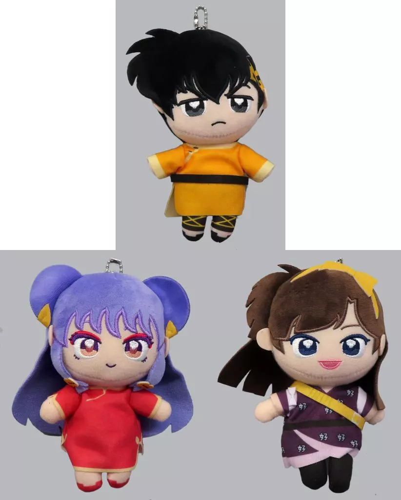 全3種セット ぬいぷりけおすわり2 「らんま1/2」