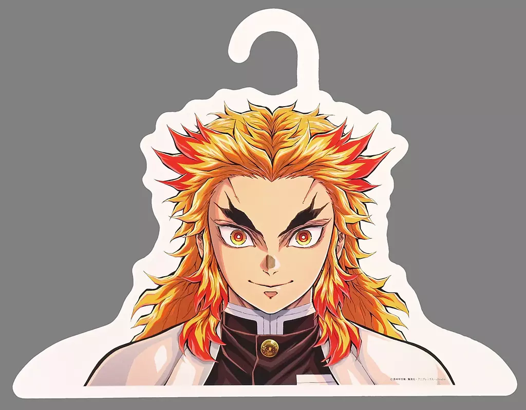 鬼滅の刃　煉獄杏寿郎 ハンガー 駿河屋 -<中古>煉獄杏寿郎 柱ハンガー 「アニメ 鬼滅の刃 柱展 -そして