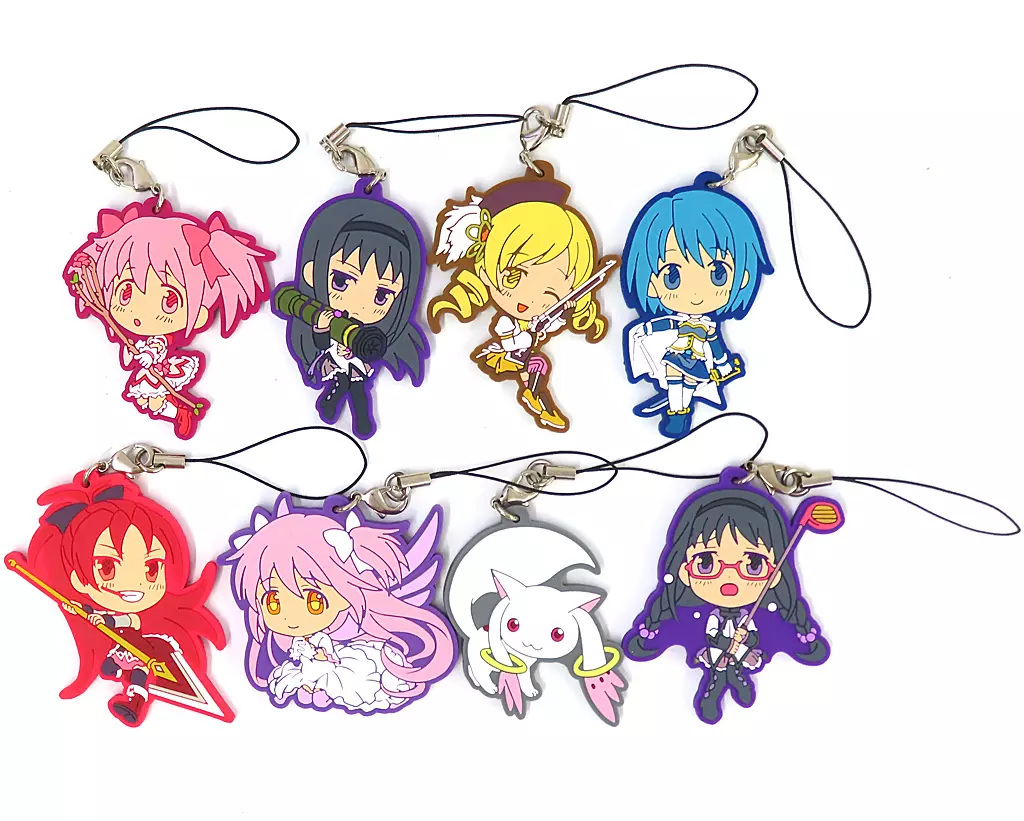 全8種セット ラバー 「一番くじ 魔法少女まどか☆マギカ」 I賞