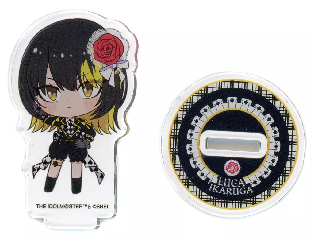 斑鳩ルカ 「アイドルマスター シャイニーカラーズ ビックカメラグループグッズフェア ロイヤルトランプコーディネート ランダムミニキャラアクリルスタンドB」