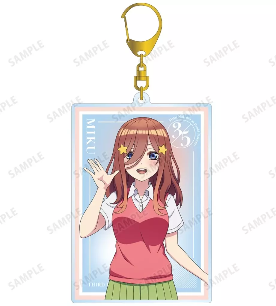 中野三玖 描き下ろし 衣装交換ver. 第2弾 BIGアクリル 「五等分の花嫁∽」
