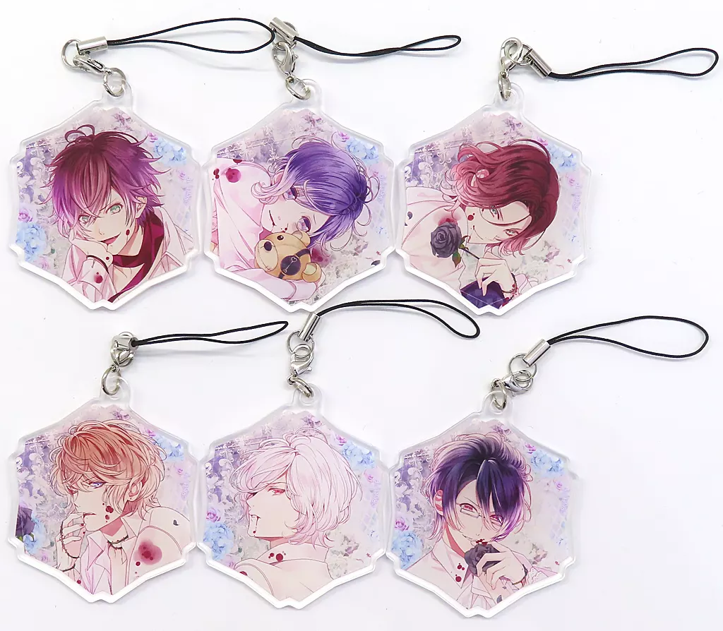全6種セット アクリル 「DIABOLIK LOVERS Sleeping Beauty Blood くじ Type A」 C賞