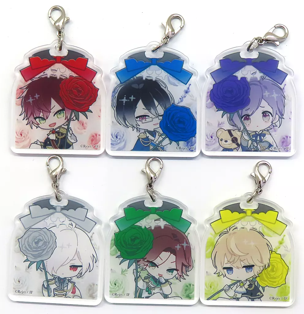 全6種セット アクリルチャーム 「DIABOLIK LOVERS プティプランス ヴァンパイア くじ Type A」 C賞