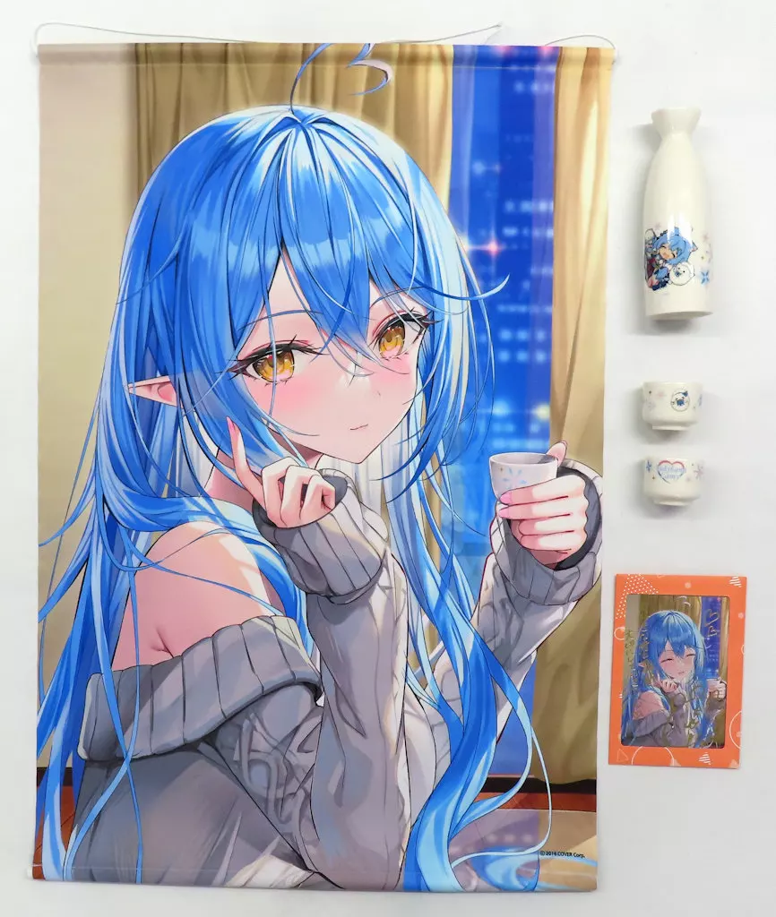 雪花ラミィ ラミィとほろ酔いお酒グッズフルセット 数量限定ver.(直筆サイン&箔押し複製メッセージ入りポストカード付き) 「バーチャルYouTuber ホロライブ 雪花ラミィ ラミィとほろ酔いお酒グッズ」_image
