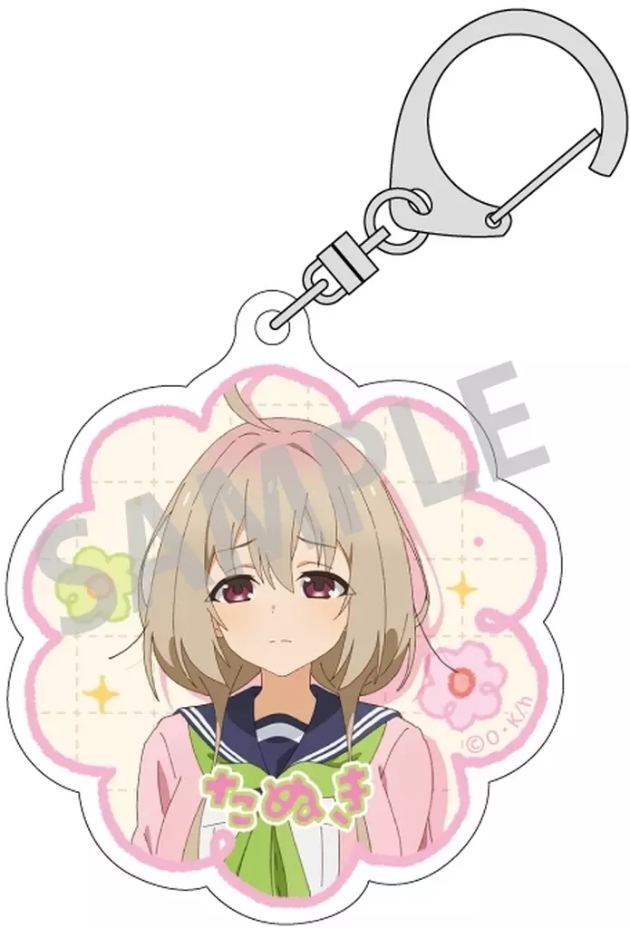 狸小路絹 アクリル 「しかのこのこのここしたんたん」