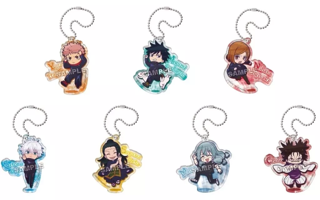 全7種セット 「ぴょんコレ 呪術廻戦 戦闘! アクリル」