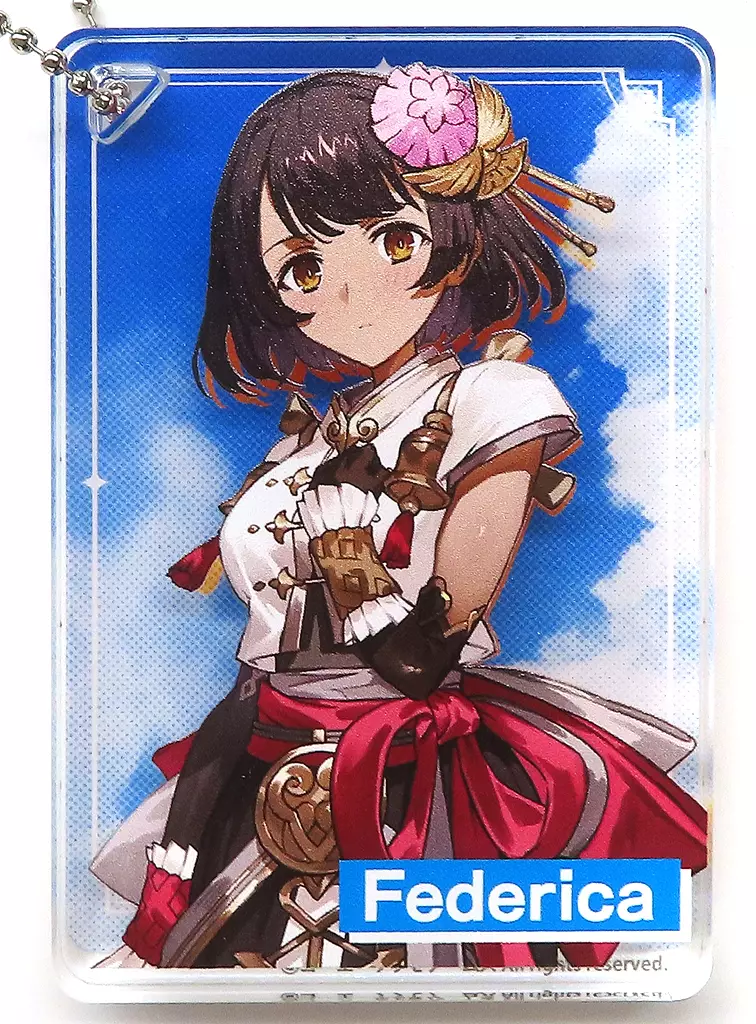 フェデリーカ・ランベルティ 「ライザのアトリエ3 ～終わりの錬金術士と秘密の鍵～ ランダムドミノ風キーチェーン」