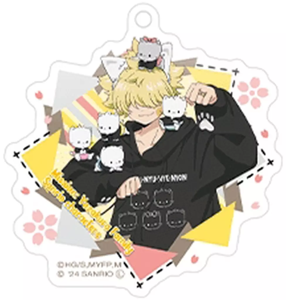 夜桜嫌五×ニャニィニュニェニョン 「夜桜さんちの大作戦×サンリオキャラクターズ アクリル」