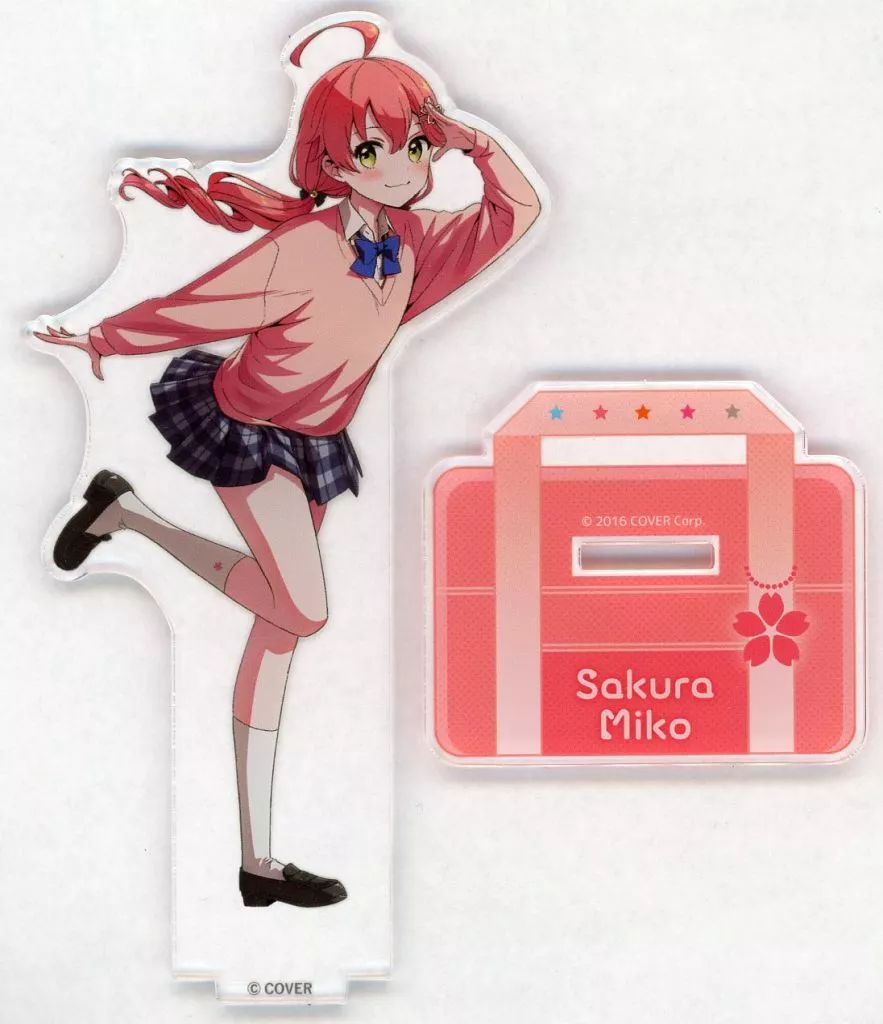 さくらみこ 等身アクリルスタンド 制服ver. 「バーチャルYoutuber ホロライブ しらないこと研究会×SWEETS PARADISE」