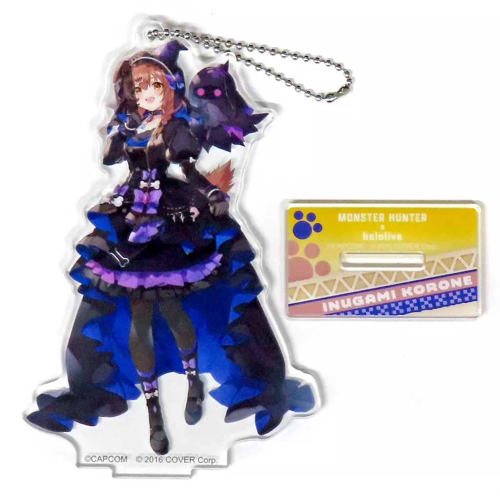 戌神ころね＆ゴア装備オトモアイルー アクリルスタンド 「バーチャルYouTuber ホロライブ×モンスターハンター ホロライブとオトモ 第二弾 ホロライブゲーマーズ」 カプコン直営アミューズメント施設限定
