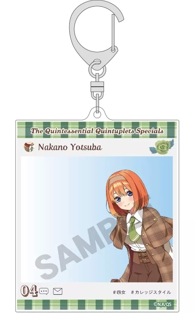 中野四葉(カレッジスタイル) SNS風アクリル 「五等分の花嫁∽」