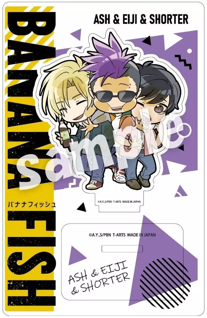 アッシュ&英二&ショーター ぴた!でふぉめ アクリルスタンド 「BANANA FISH」_image